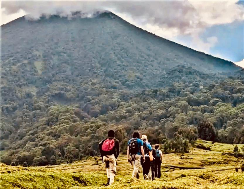 1-Day Hiking Mount Bisoke to Crater Lake